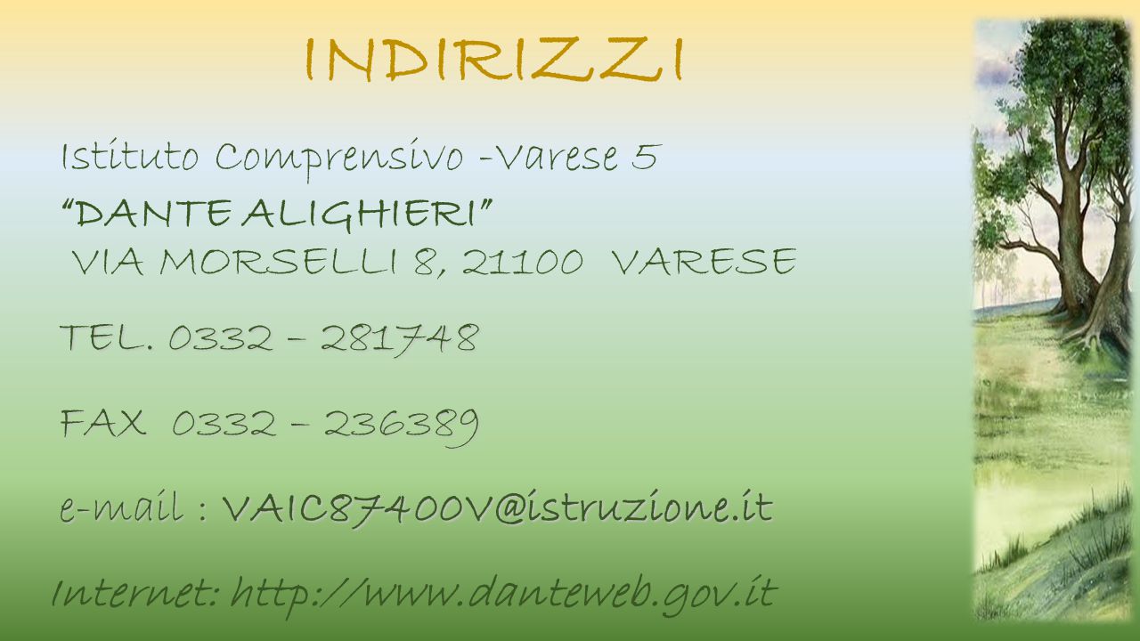 I.C.Varese5 La Dante . ppt scaricare